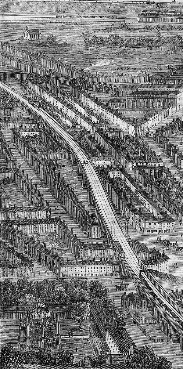 The West-End Railway District, London