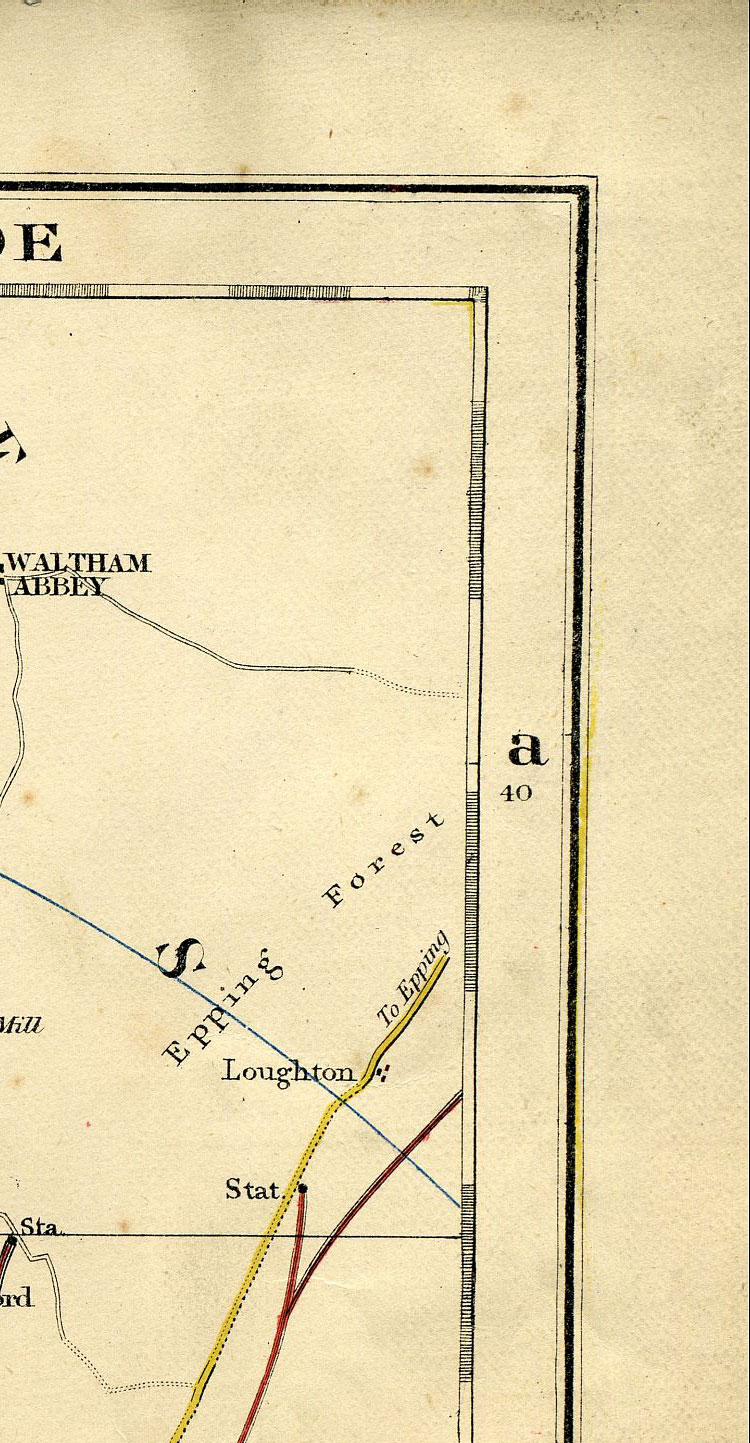 Groom's New Map Of Middlesex c1883