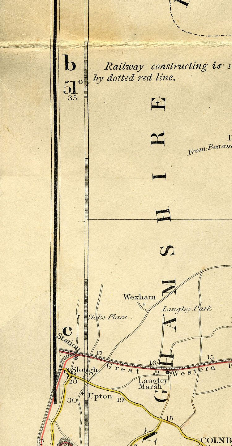 Groom's New Map Of Middlesex c1883