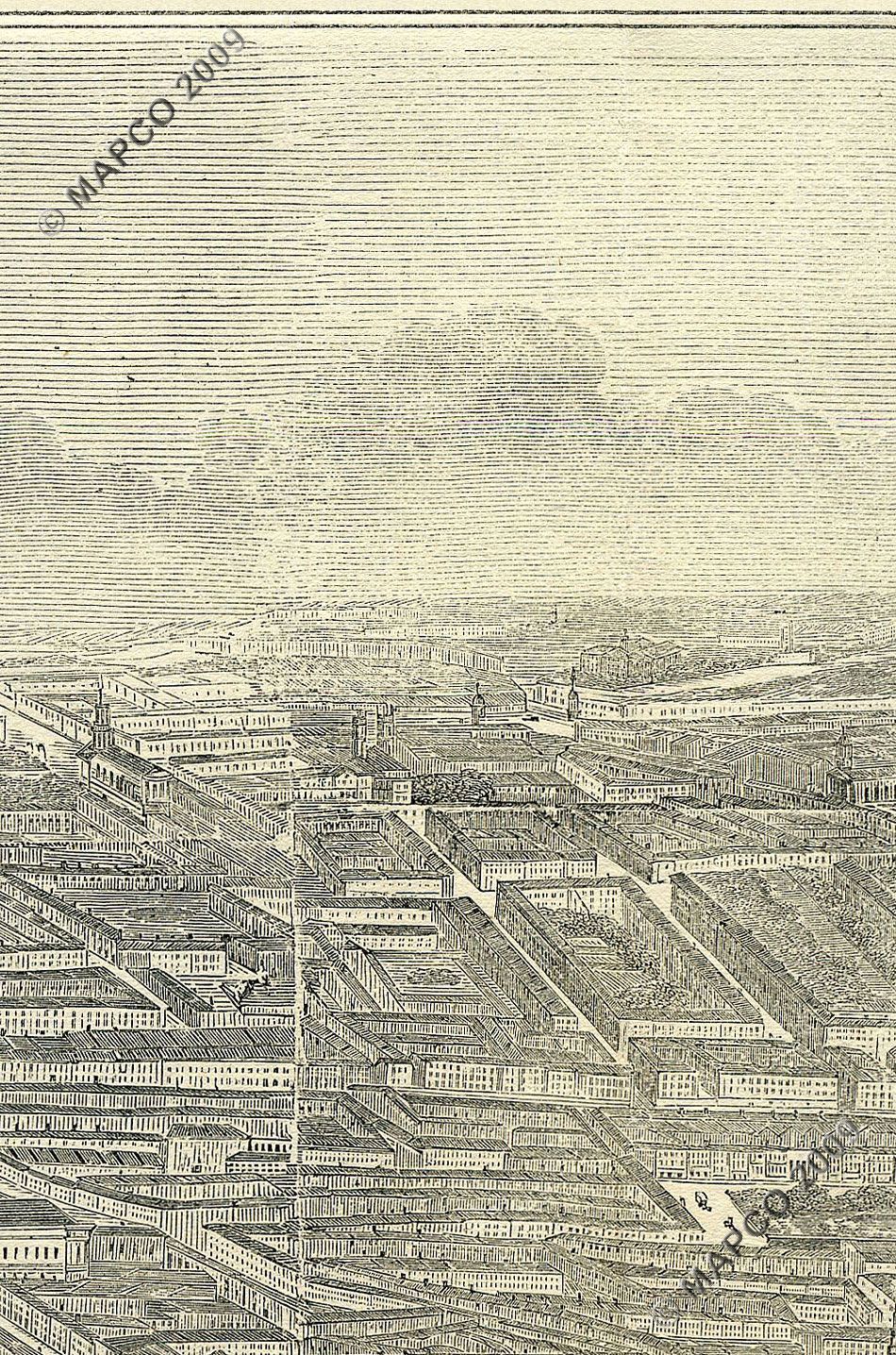 Panorama Of The River Thames In 1845