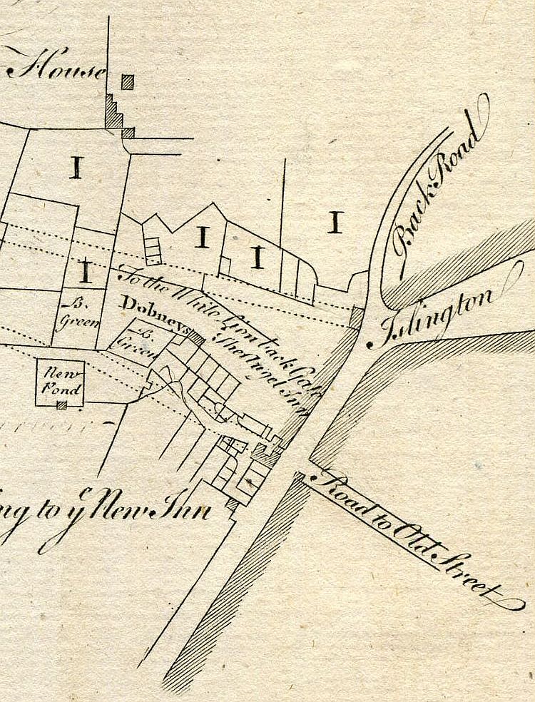 The Intended New Road From Paddington To Islington January 1756