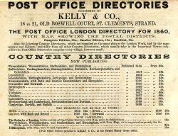 View Kelly's Directories Advertisement