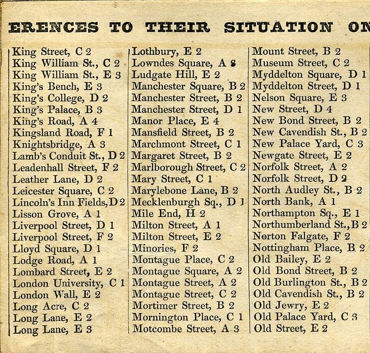 Mogg's Strangers Guide To London 1834