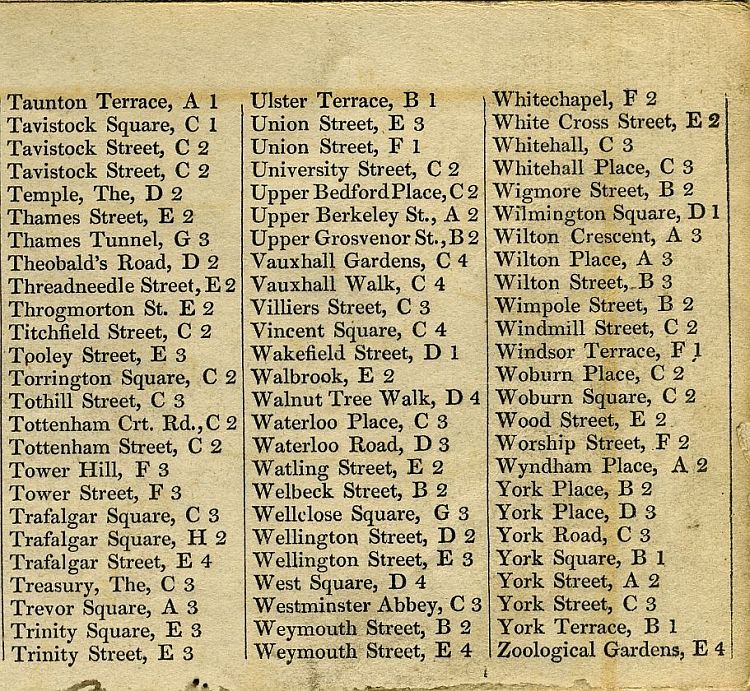 Mogg's Strangers Guide To London 1834