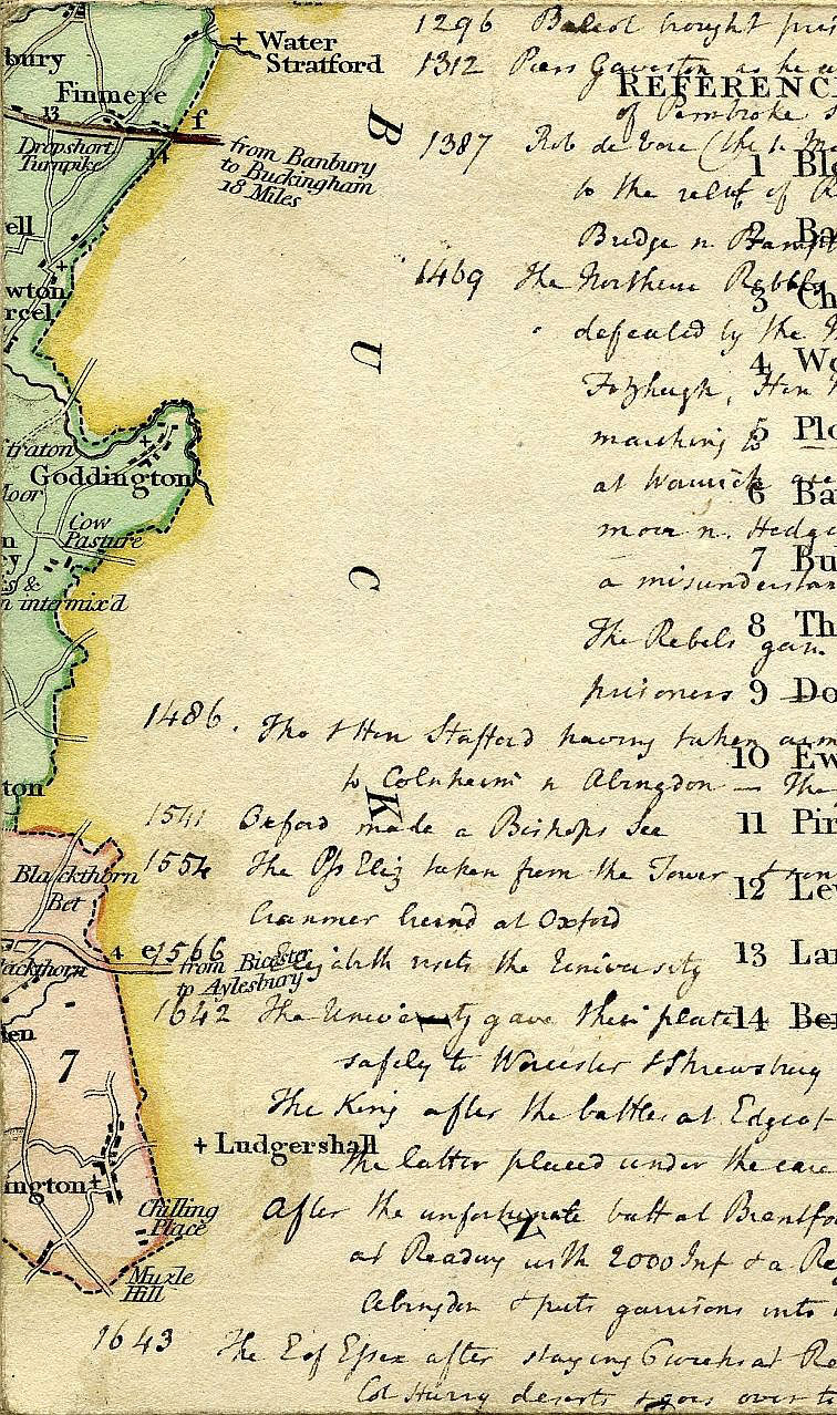 Smith's New Map Of The County Of Oxford 1801