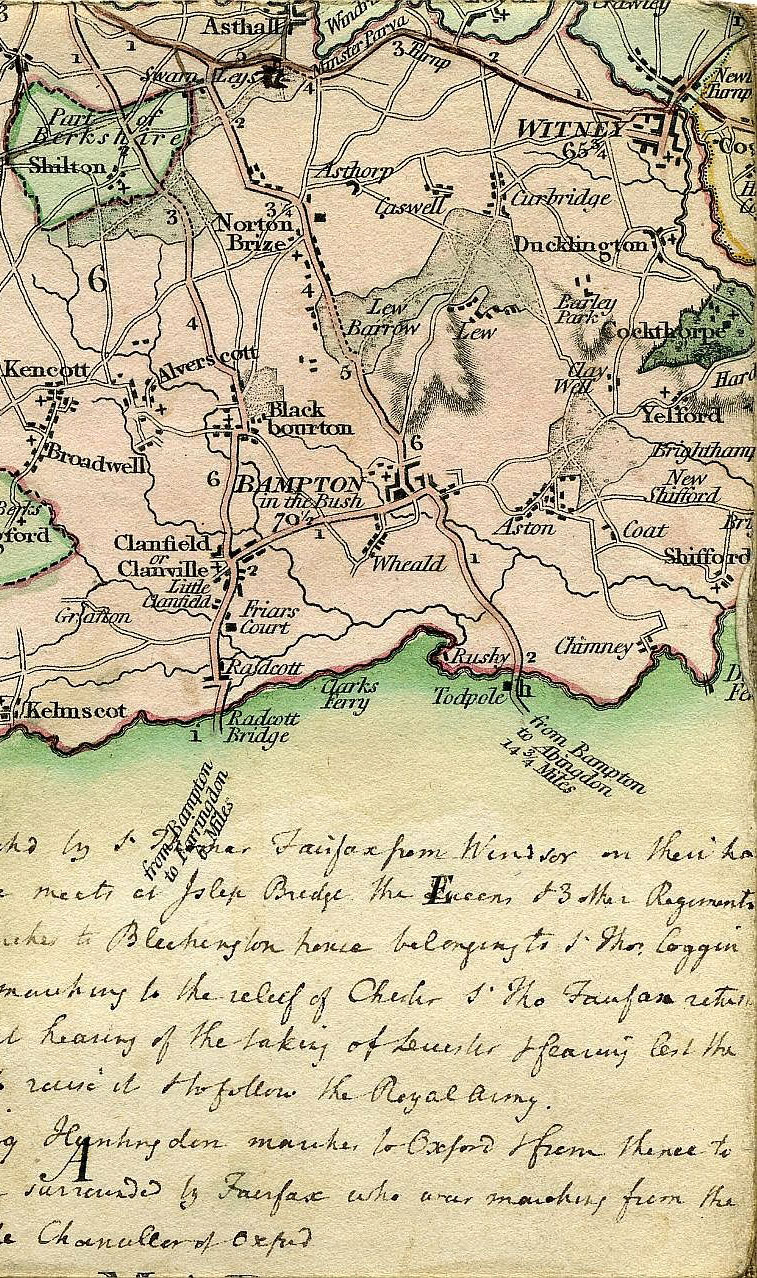 Smith's New Map Of The County Of Oxford 1801