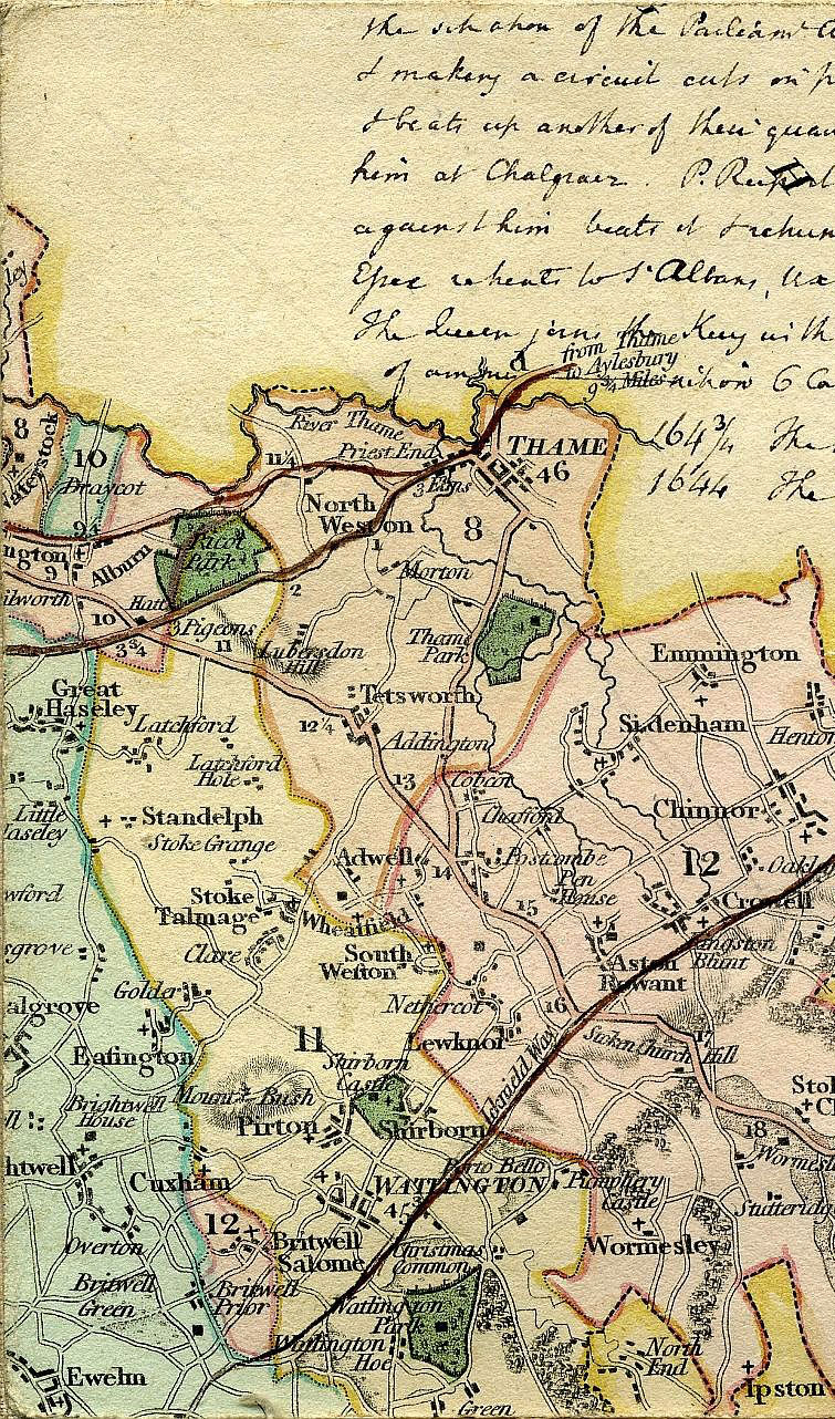 Smith's New Map Of The County Of Oxford 1801
