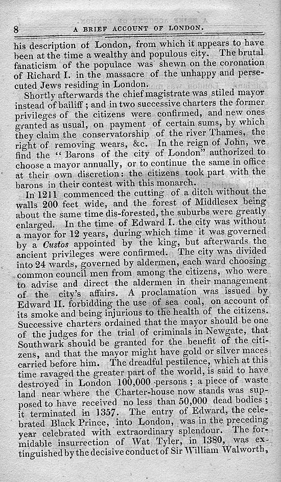 Pigot & Co.'s Metropolitan Guide & Book Of Reference c1820