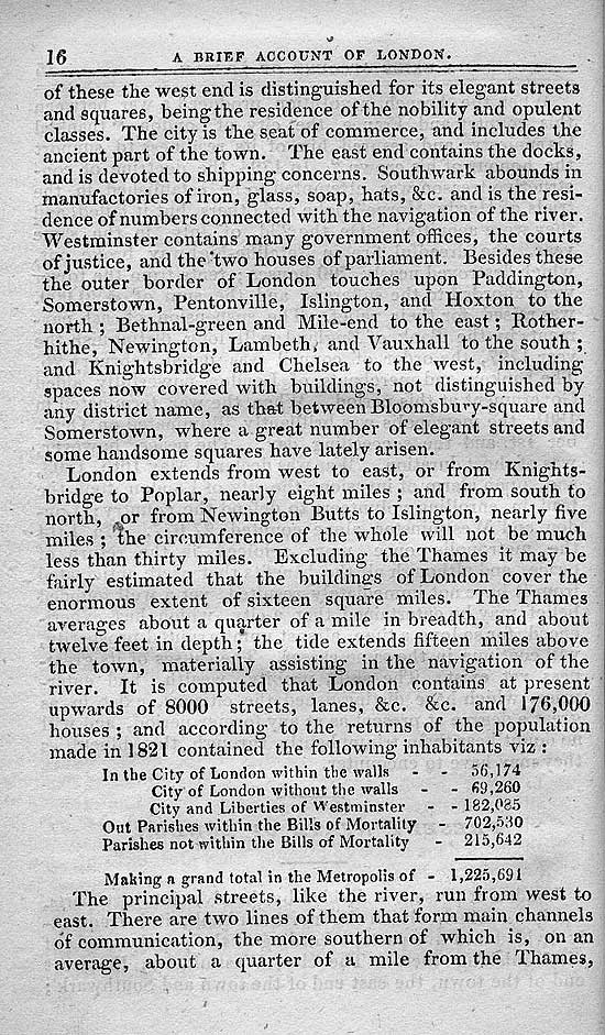 Pigot & Co.'s Metropolitan Guide & Book Of Reference c1820