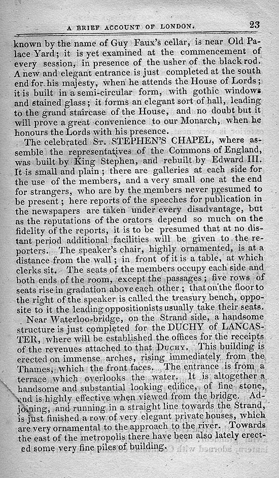 Pigot & Co.'s Metropolitan Guide & Book Of Reference c1820