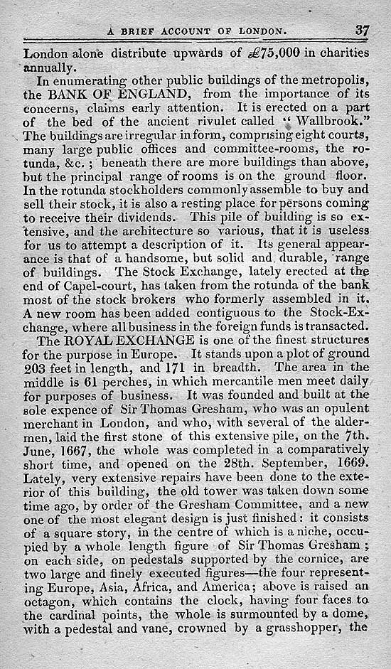 Pigot & Co.'s Metropolitan Guide & Book Of Reference c1820