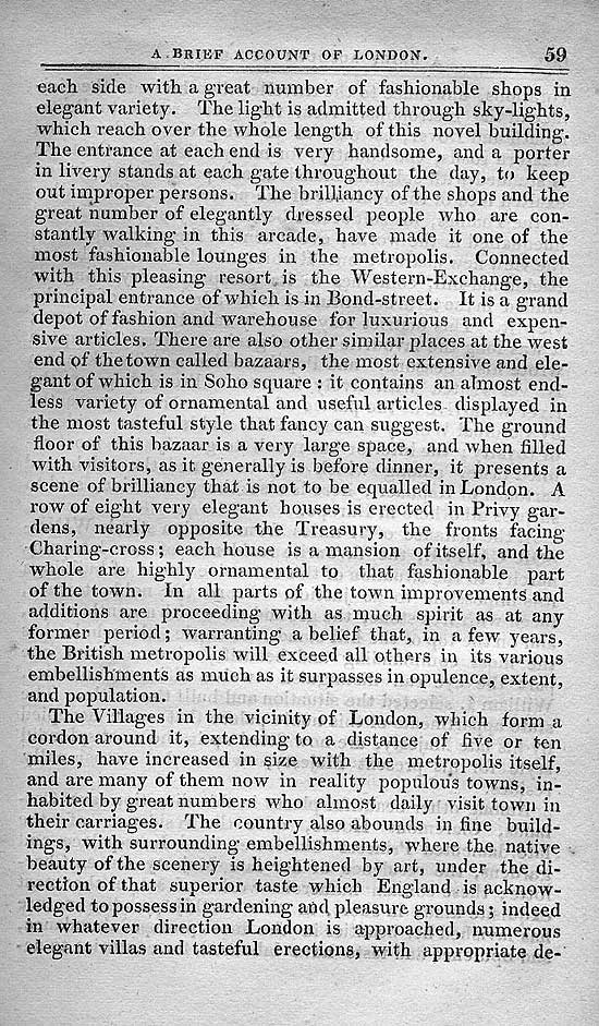 Pigot & Co.'s Metropolitan Guide & Book Of Reference c1820