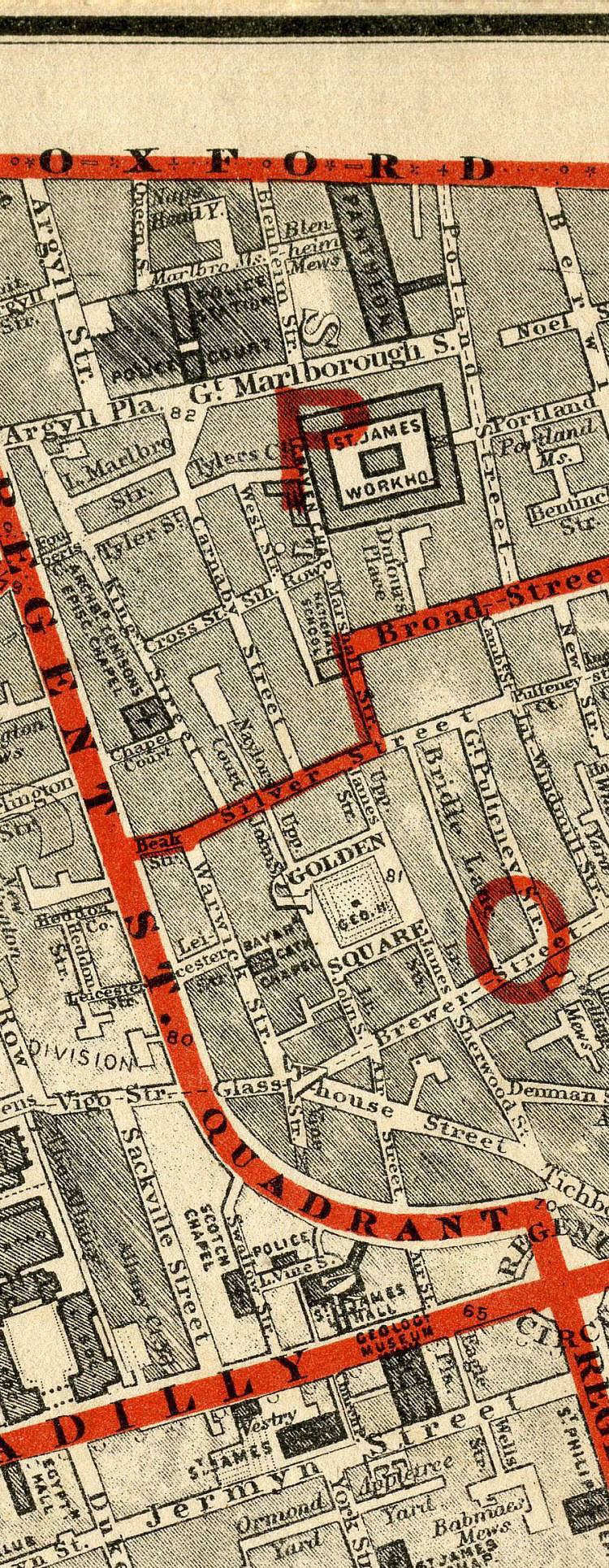 Stanford's School Board Map - Westminster 1877