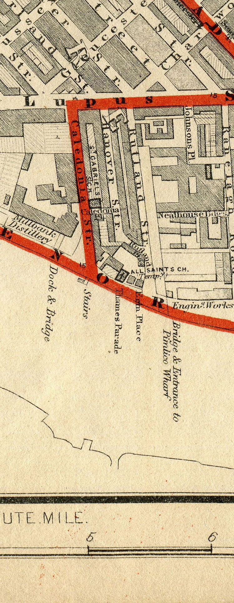 Stanford's School Board Map - Westminster 1877