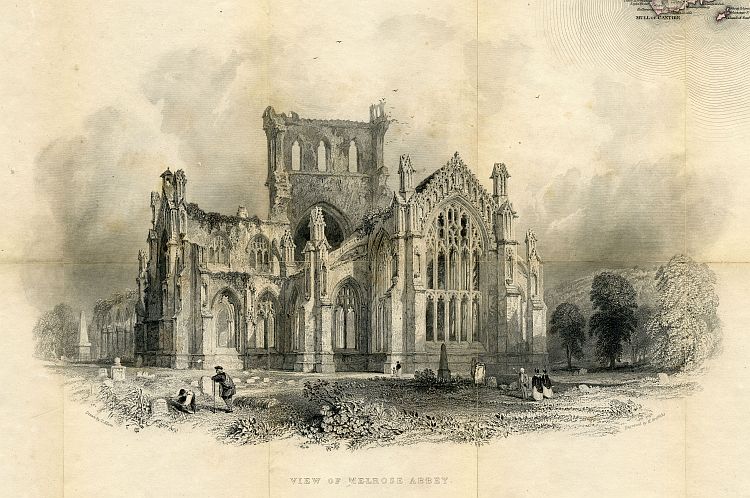 View Of Melrose Abbey