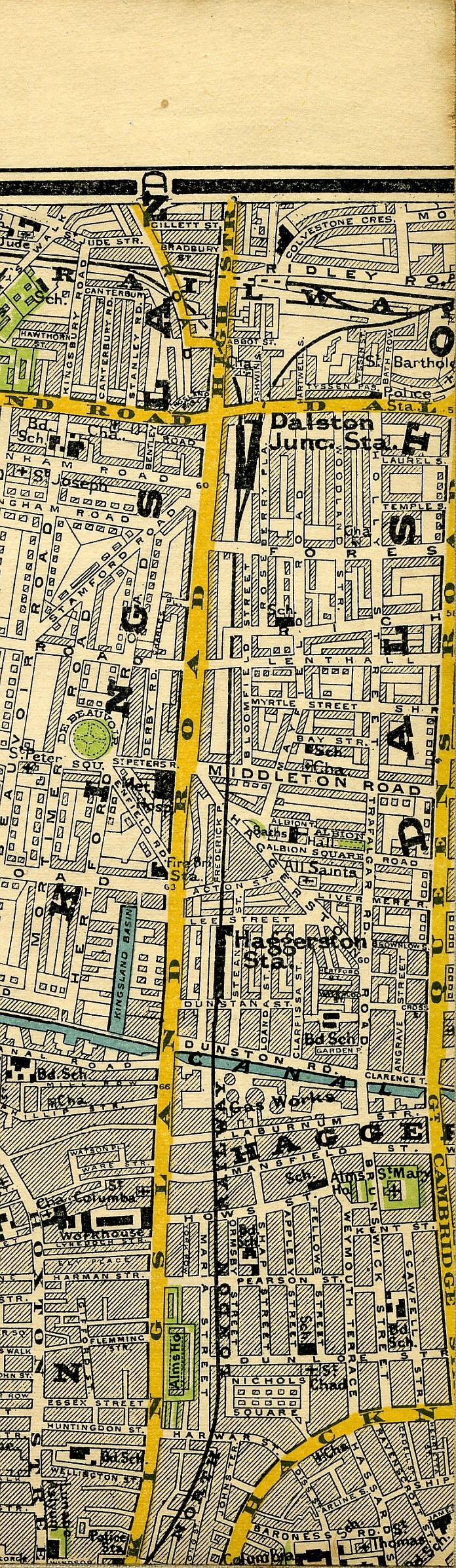 Stanford's Map Of Central London 1897