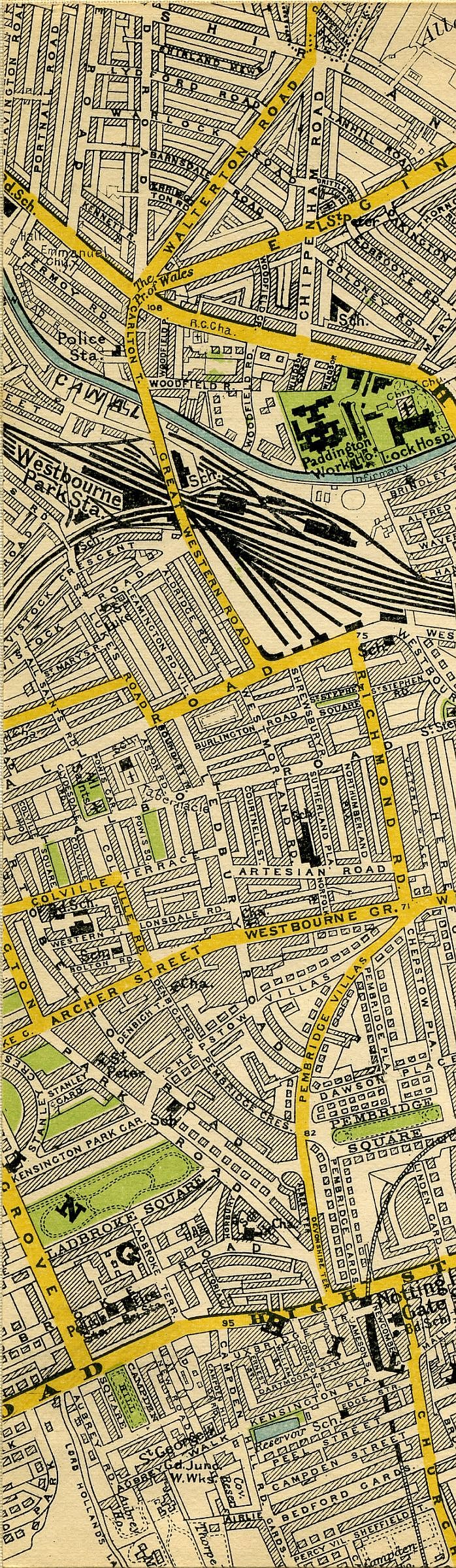 Stanford's Map Of Central London 1897