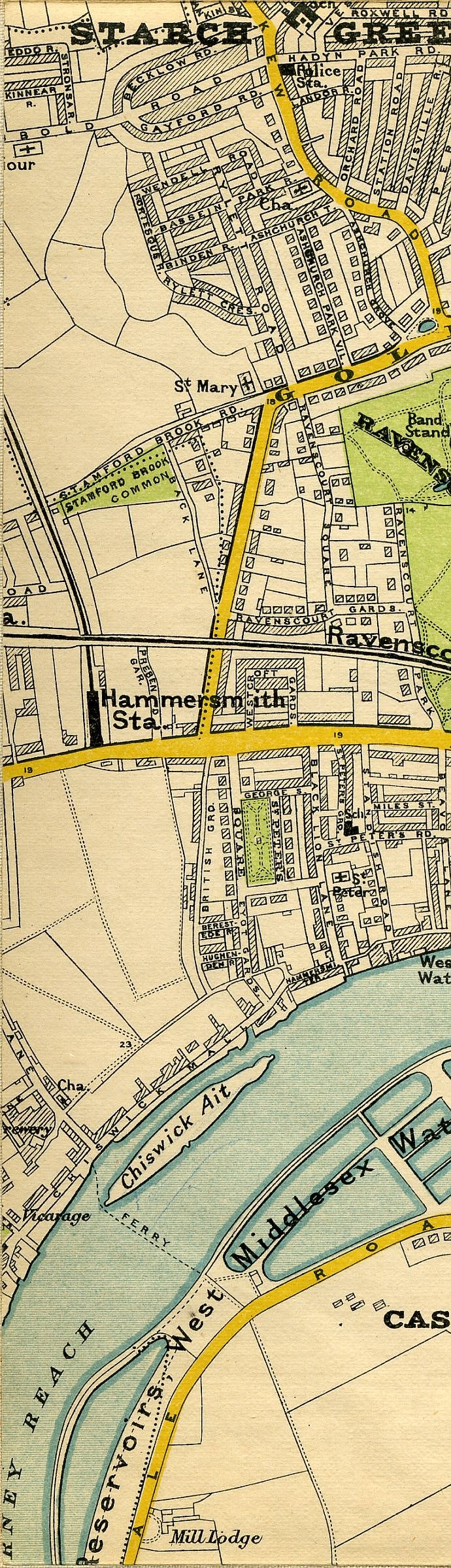 Stanford's Map Of Central London 1897
