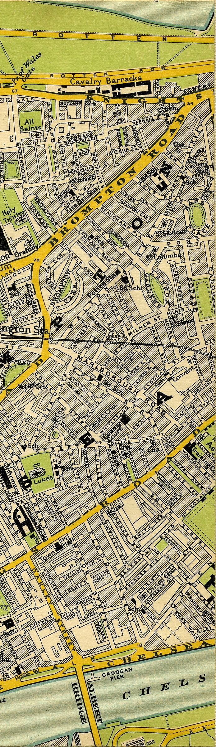 Stanford's Map Of Central London 1897