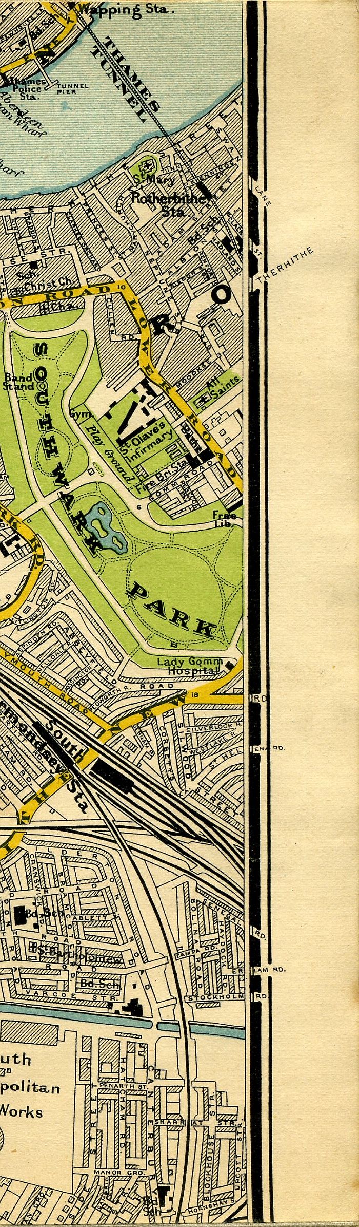 Stanford's Map Of Central London 1897