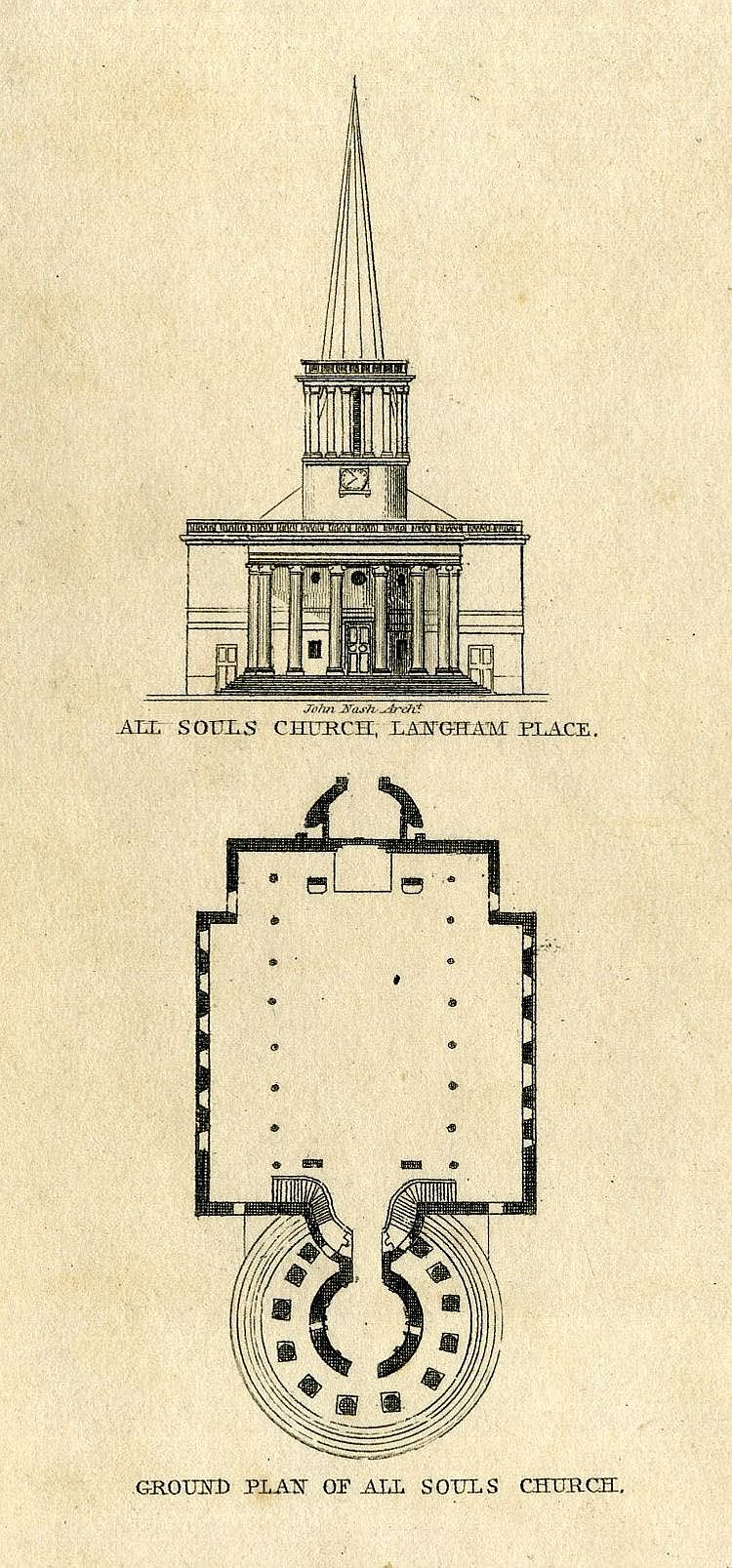Plans & Elevations Of The Public Buildings In The Borough Of St. Marylebone