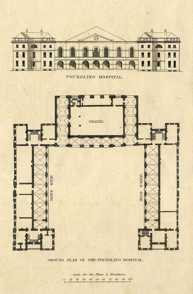 Plans & Elevations Of The Public Buildings In The Borough Of St. Marylebone