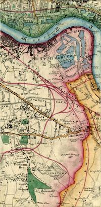 Stepney & London Docks to Peckham Rye Common