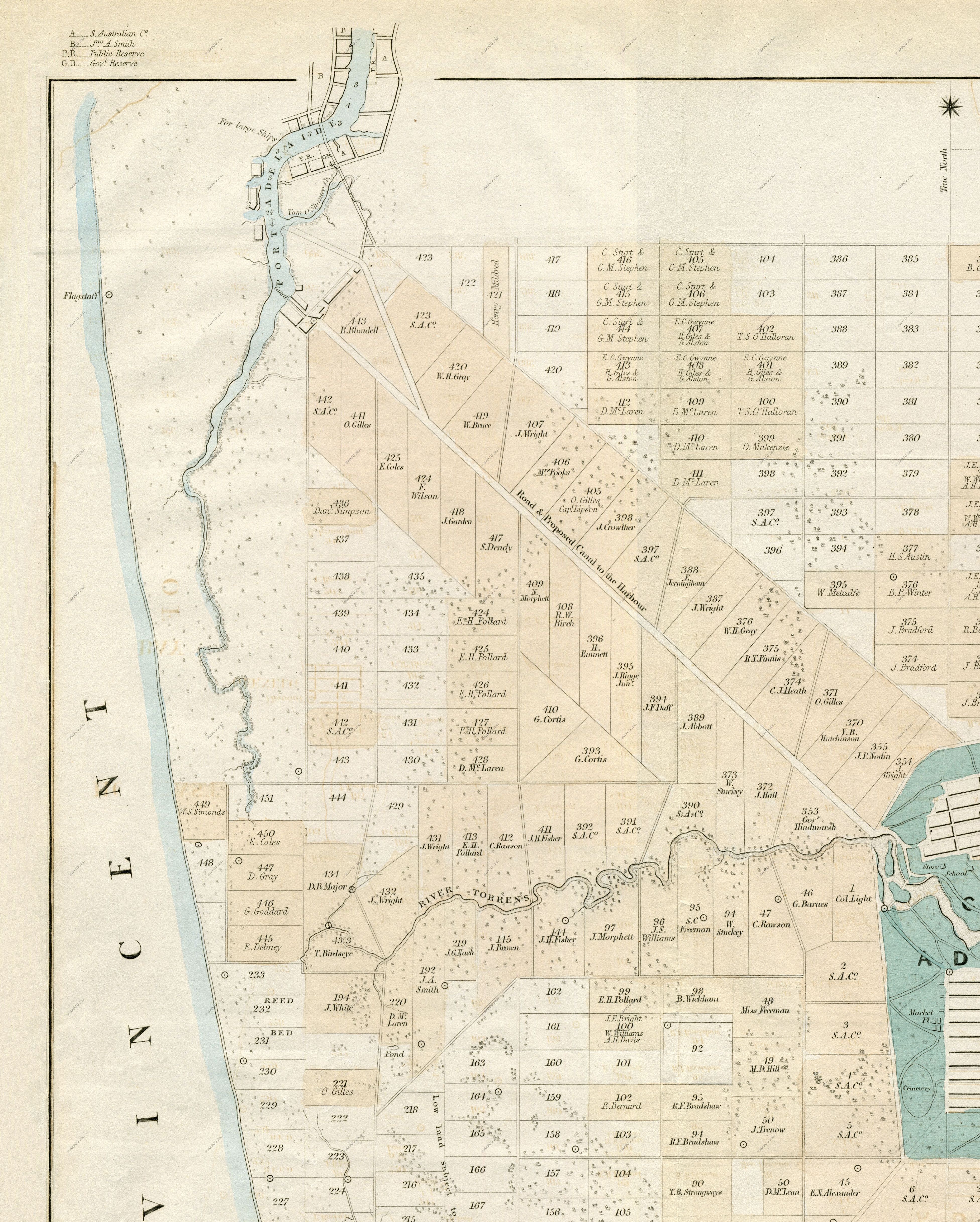 MAPCO Map And Plan Collection Online : The District Of Adelaide, South ...