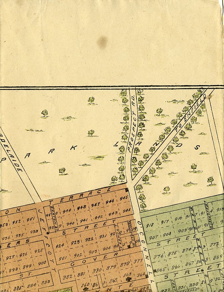 Frearson's Plan Of Adelaide c1880