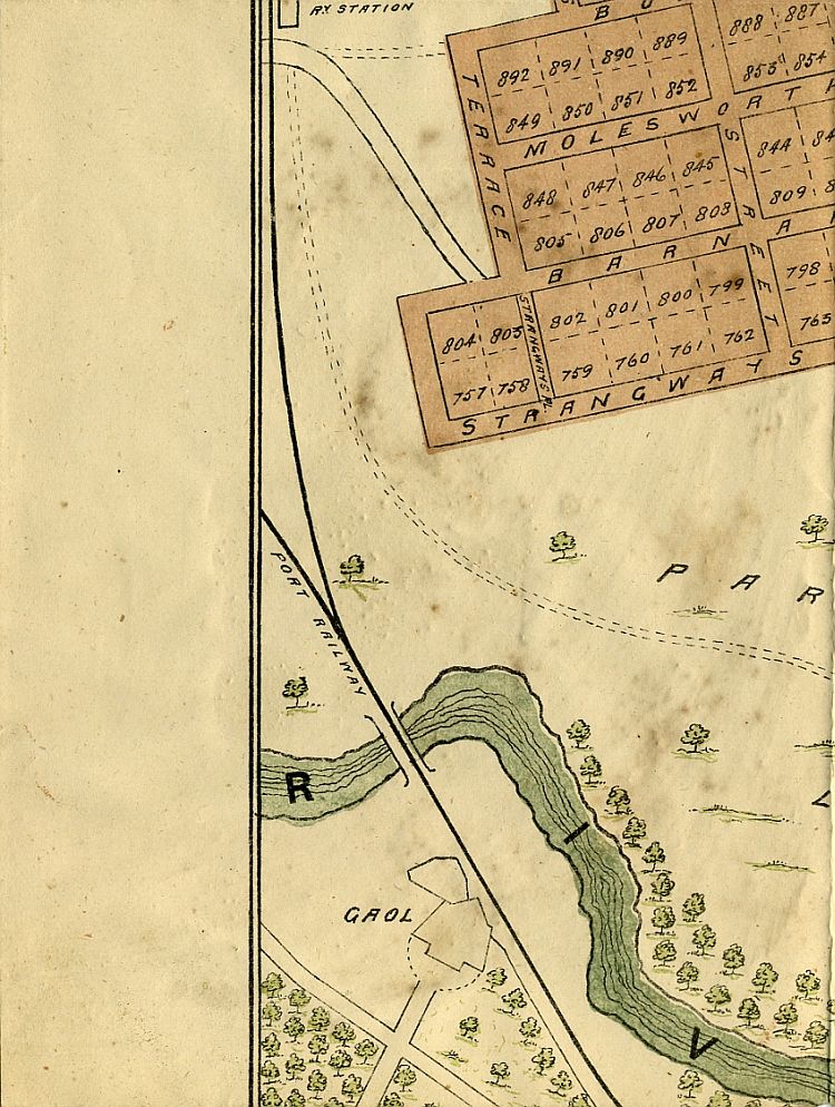 Frearson's Plan Of Adelaide c1880