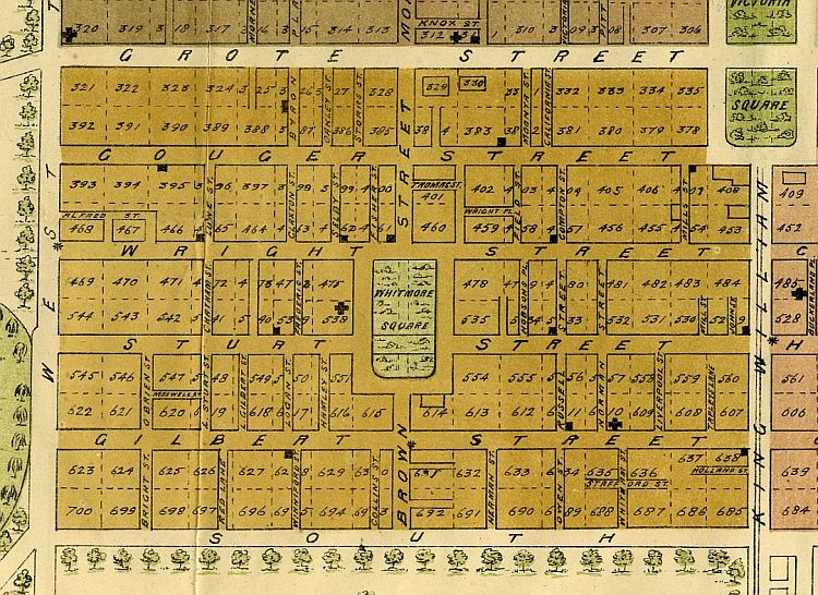 Frearson's Plan Of Adelaide c1880