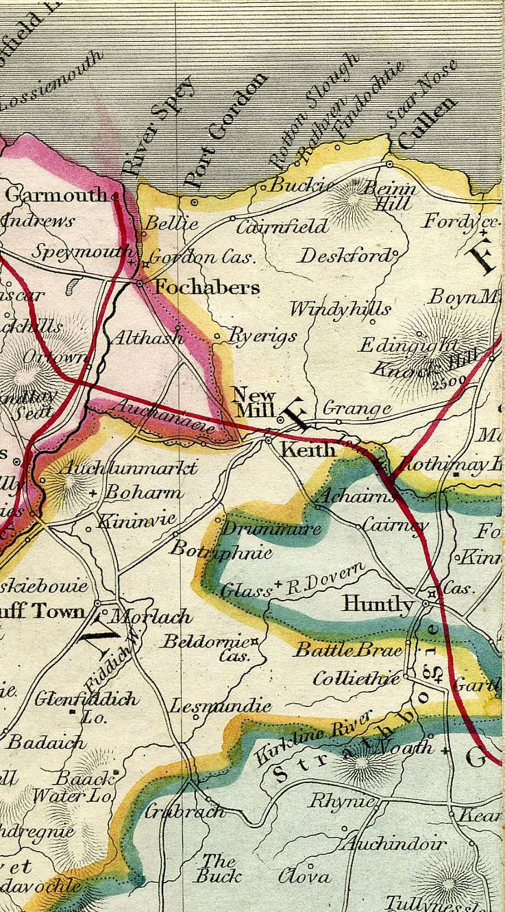 MAPCO Map And Plan Collection Online : Betts's New Map Of Scotland c1847.