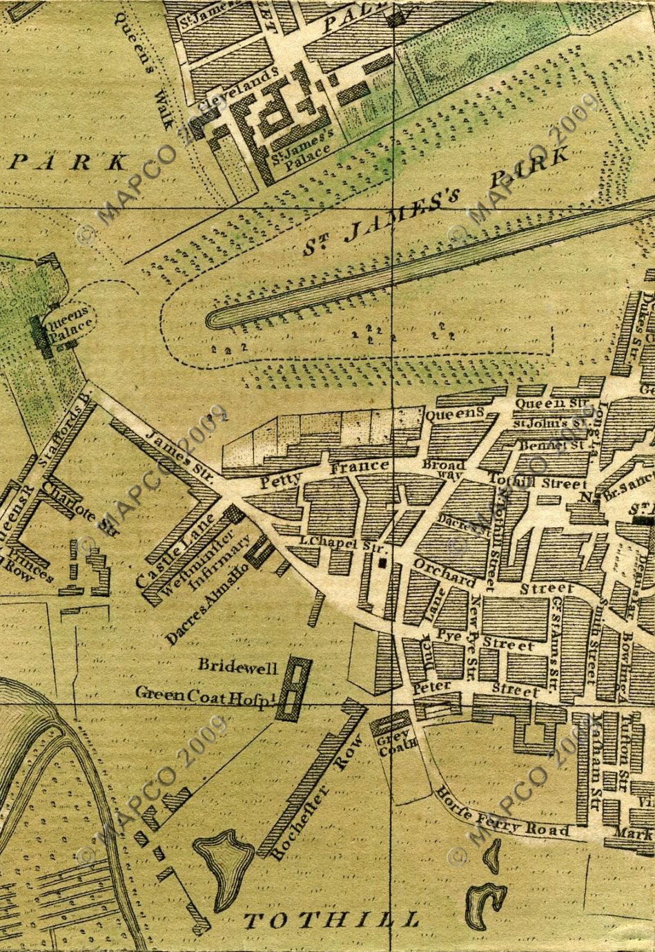 Bowles's Reduced New Pocket Plan Of The Cities Of London And Westminster With The Borough Of Southwark, Exhibiting The New Buildings To The Year 1775.
