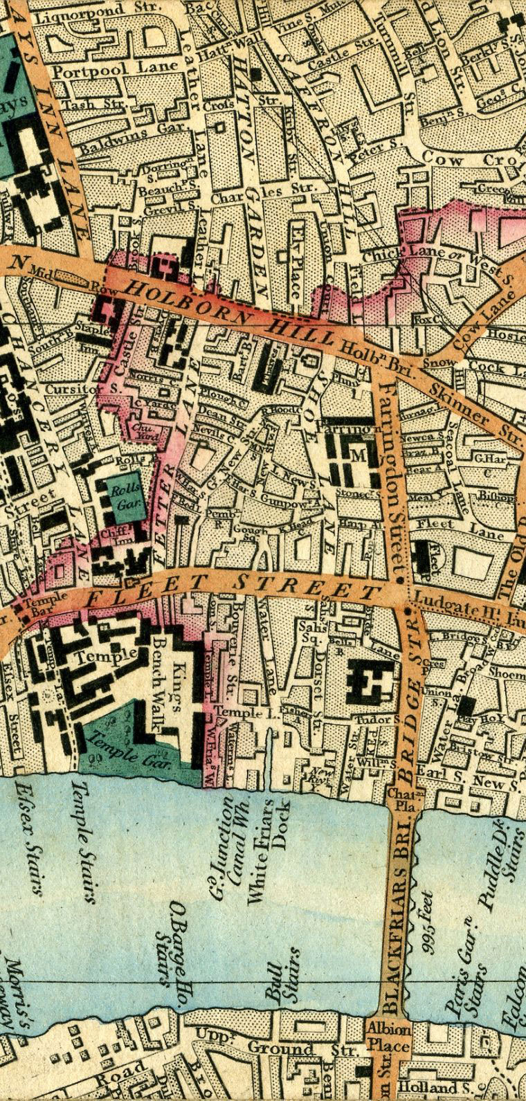 MAPCO Map And Plan Collection Online : Cary's Map Of London And Its ...