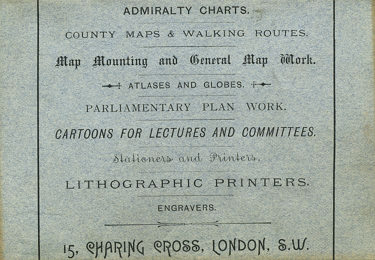 Groom's New Map Of Middlesex c1883