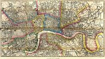 Map Of London 1857