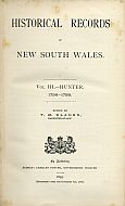 Historical Records Of New South Wales 1796-1799
