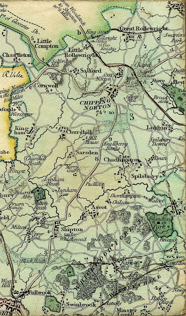 Smith's New Map Of The County Of Oxford 1801