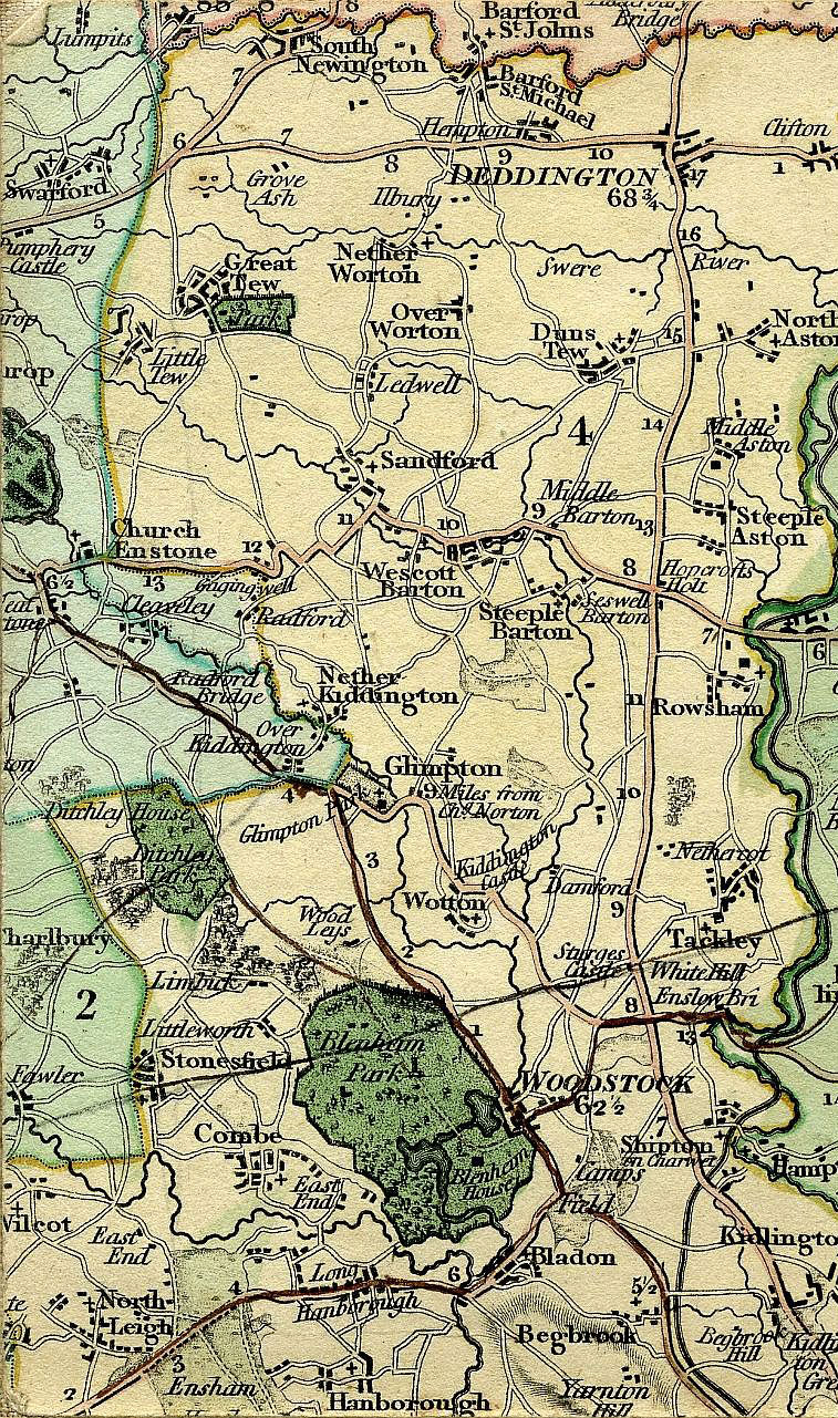 Smith's New Map Of The County Of Oxford 1801